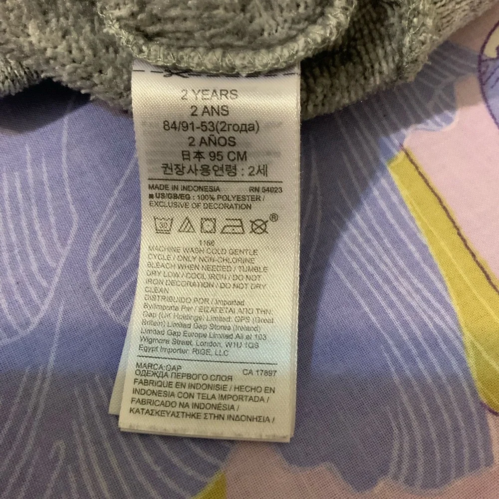 Like New Baby Gap Knit 1/4 Zip Gray Sweater Unisex